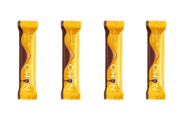 Nomo unveils vegan Caramel Filled Choc Bar
