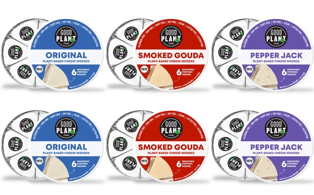 Good Planet Foods launches plant-based cheese wedges