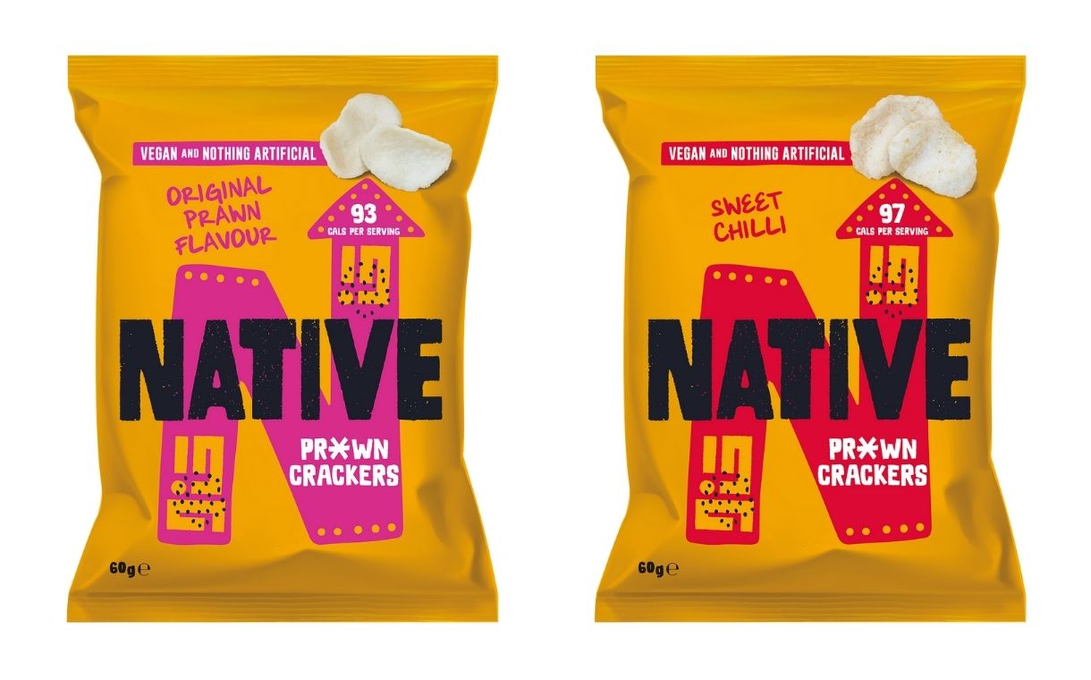Native Snacks unveils vegan 'prawn' crackers