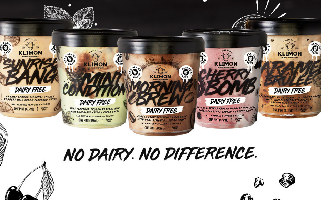 Jaback Group introduces Klimon dairy-free frozen dessert pints