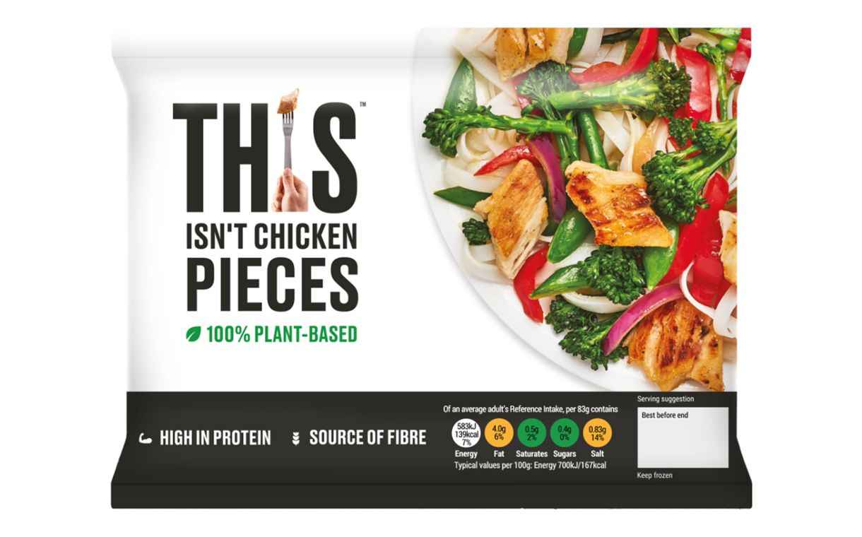 This launches frozen plant-based chicken pieces