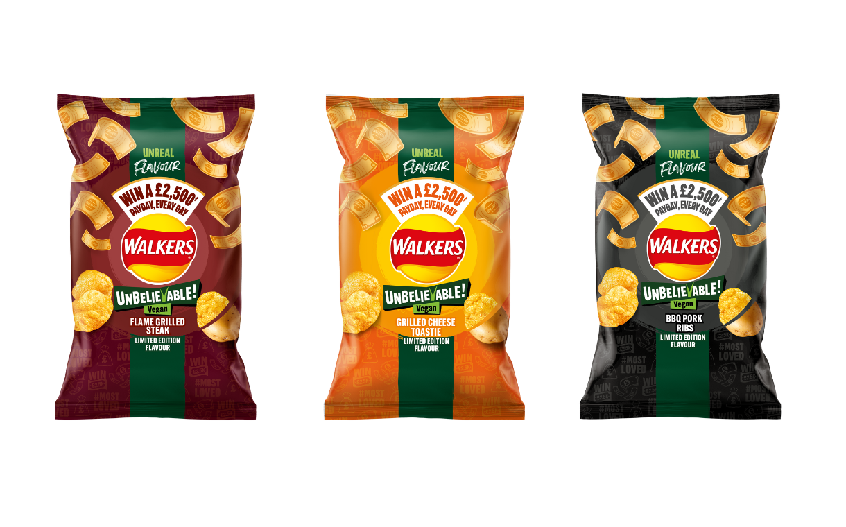 Walkers launches new vegan-friendly crisps