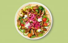This debuts plant-based chicken shawarma