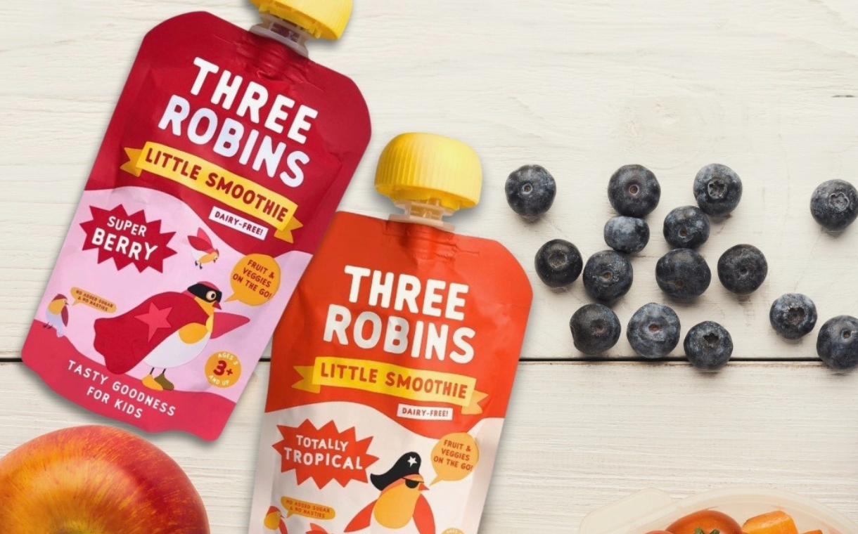 Three Robins introduces oat-based smoothies with hidden veg
